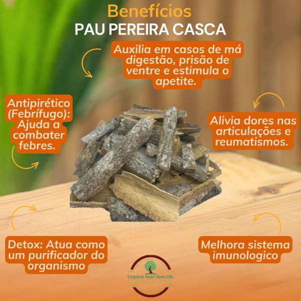PAU PEREIRA CASCA PARA CH� - (GEISSOSPERMUM VELOSSI)